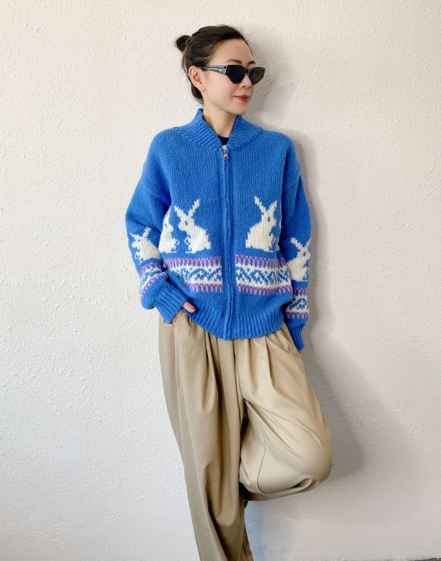 Blue Rabbit Cardigan #250115